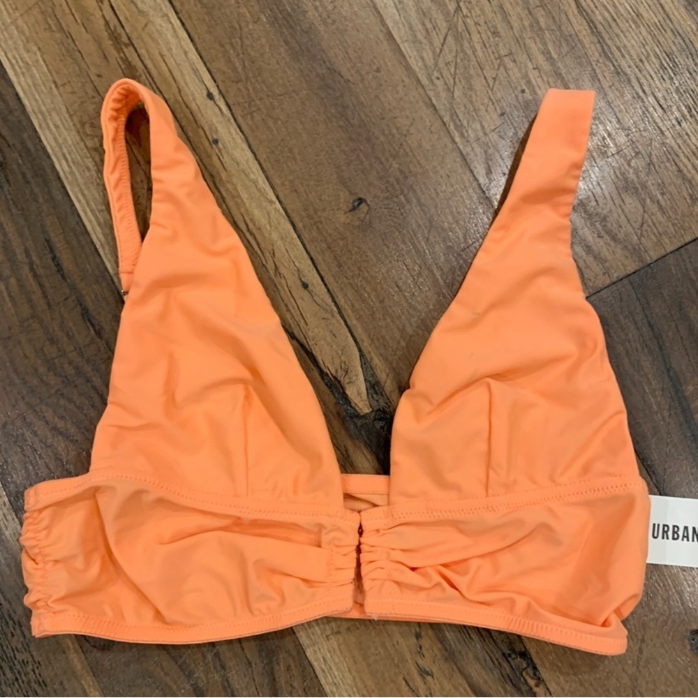 Urban Outfitters Vibrant Orange Bikini Top